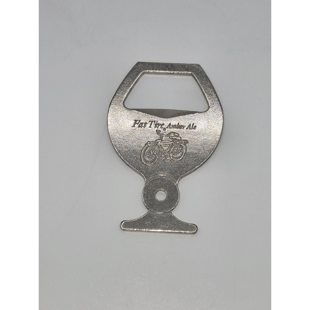 Fat Tire Amber Ale New Belgium Brewing Key Chain Bottle Opener Ft. Collins CO